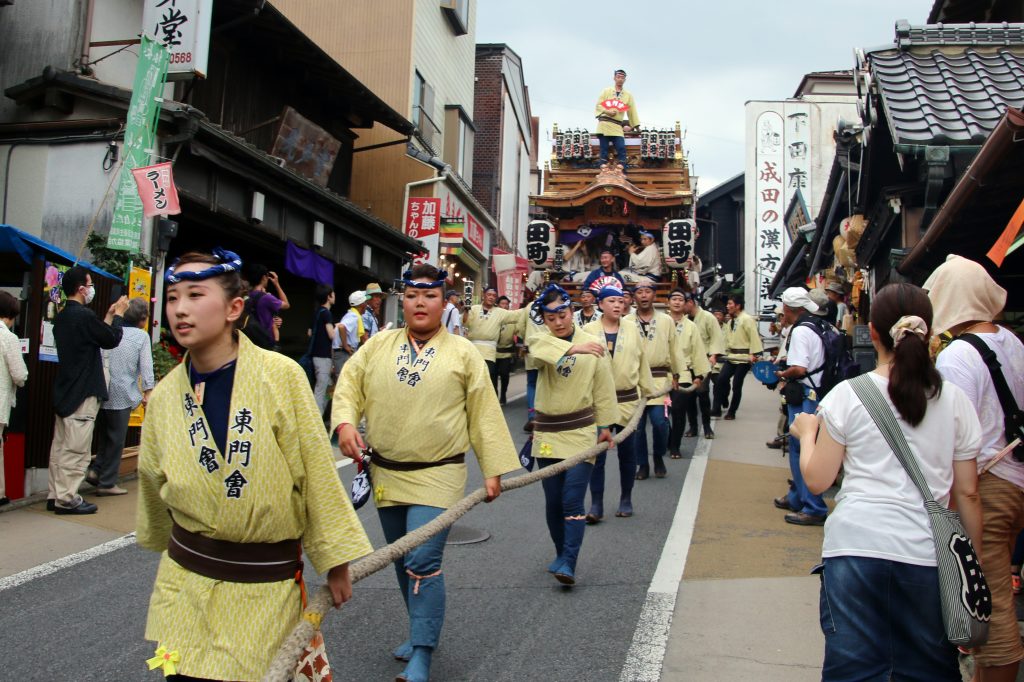 成田祇園祭 写真アルバム 山車・屋台成田山参道